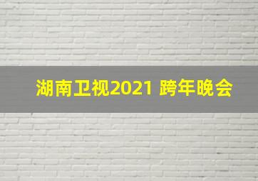 湖南卫视2021 跨年晚会